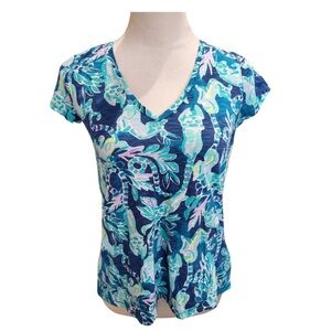 Lilly Pulitzer Etta V-Neck Top 💙